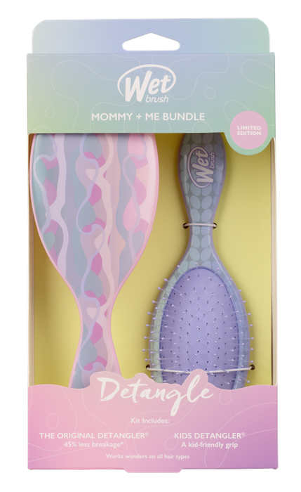 WetBrush Pro Detangler Mummy & Me Pearl Bundle