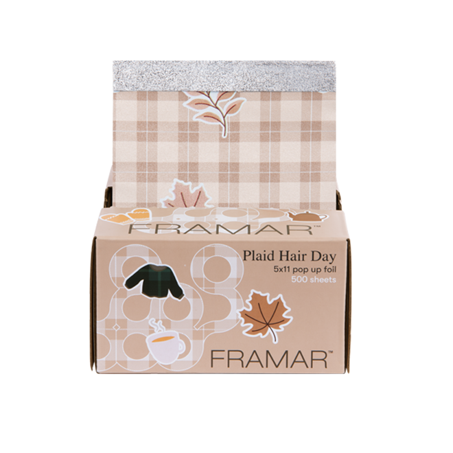 Framar plaid Hair Day Pop Up Foil