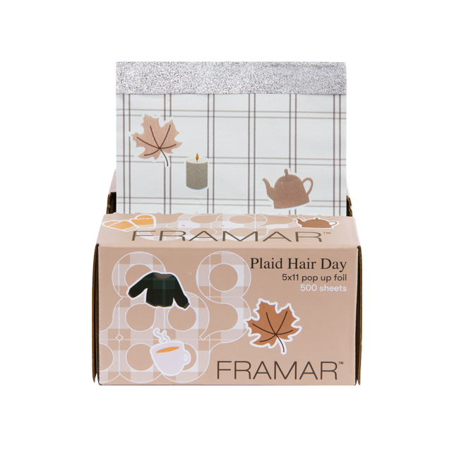 Framar plaid Hair Day Pop Up Foil