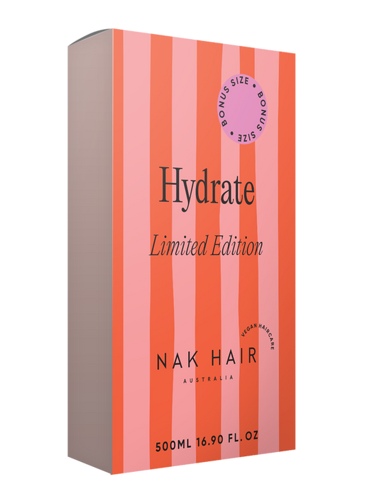 Nak Hair Hydrate Shampoo & Conditioner 500ml Duo - Limited Edition