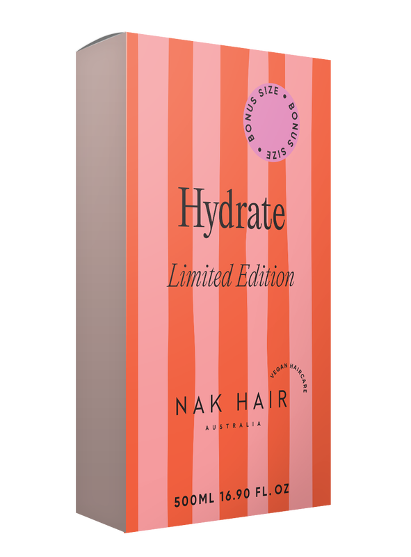 Nak Hair Hydrate Shampoo & Conditioner 500ml Duo - Limited Edition