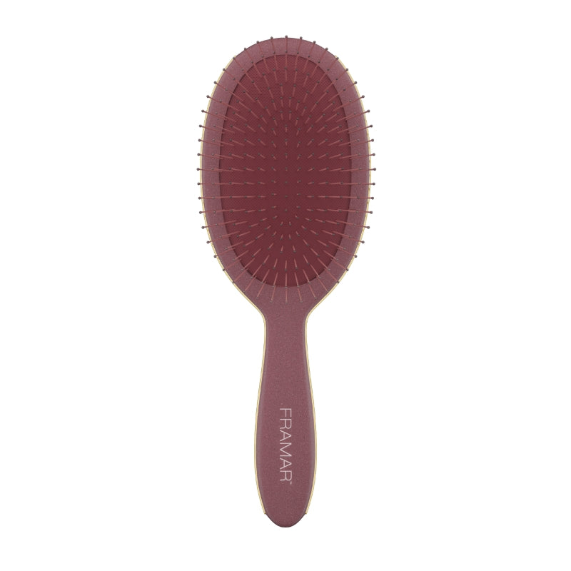 Framar Dark Academia Detangle Brush - Maroon