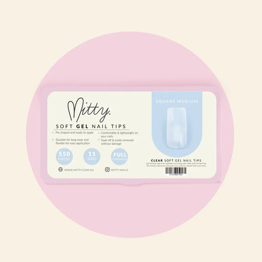 Mitty Square Full Cover Nail Tips