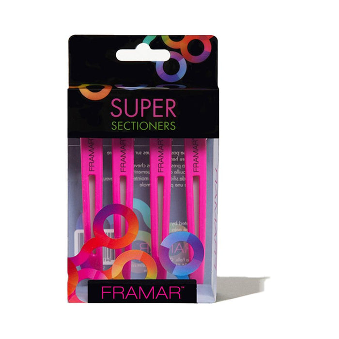 Framar Pink Super Sectioner - 4pc