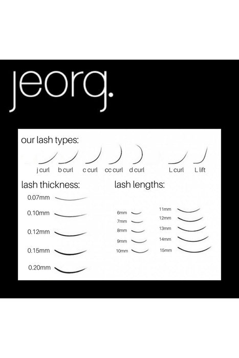 Jeorg. Premade Lash  5D C Curl 0.07