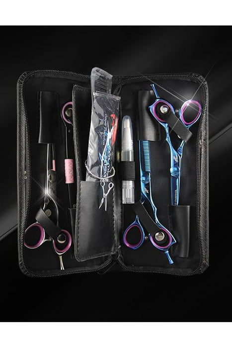 Zen Master Apprentice/Student 3 Scissor Kit  Blue Titanium